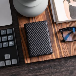 Carbon Fiber 3000 - Smart Card Holder Wallet