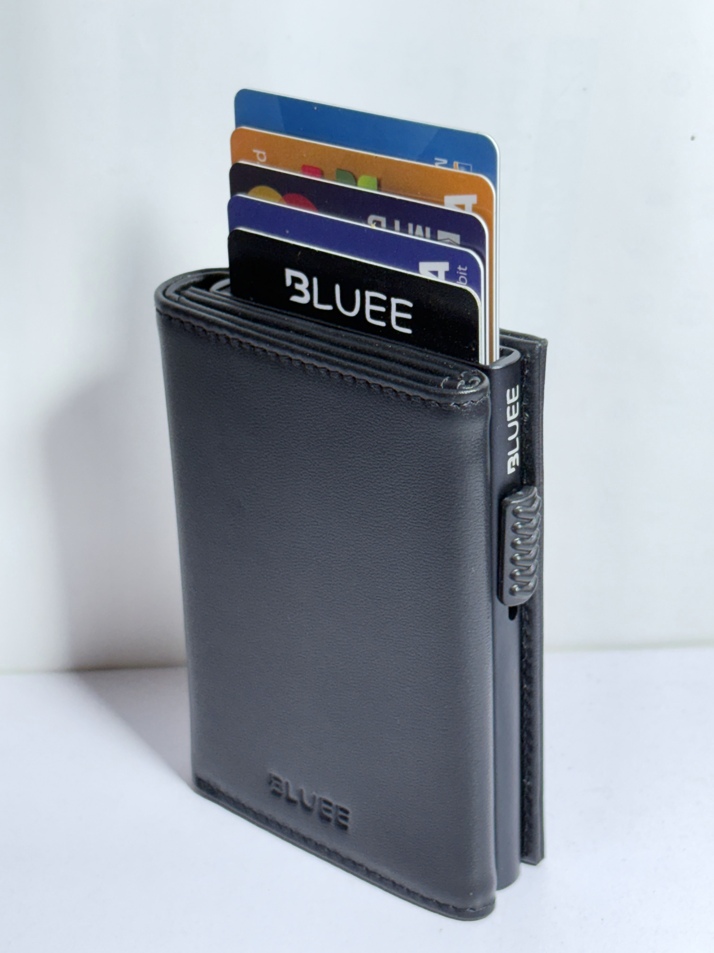 Full Grain Leather - Just Black Wallet